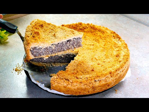Видео: От этого 🥧 немецкого макового пирога на песочном тесте у меня появилась зависимость... 👍🏻
