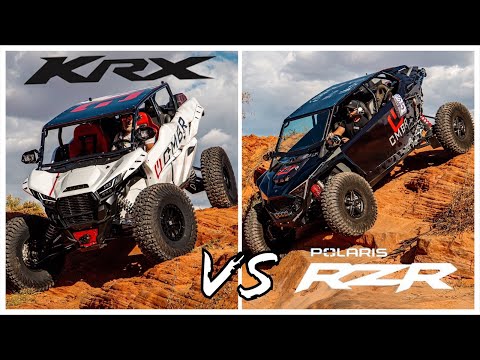 Видео: KRX & RZR Turbo R: скалолазание в песчаной лощине — тропа Fault Line
