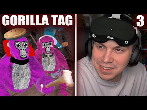 Видео: ГЛЕБ ИГРАЕТ в Gorilla Tag #3 | Sasavot
