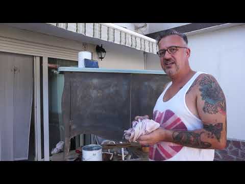 Видео: Идея за стария скрин с  тебеширена боя Ани Слоун и Saltwash