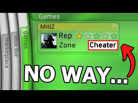 Видео: Эта консоль Xbox 360 будет ЗАБАНОВАНА за ЧИТАТЕЛЬСТВО…