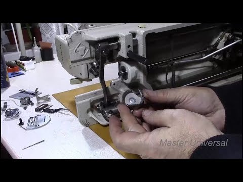 Видео: Установка челнока.  Регулировка зубьев. Ч.4. Видео № 502.