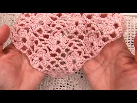 Видео: Красивая шаль "Цветочки" вяжем по схеме , КРЮЧКОМ , crochet shawl ( шаль № 378)