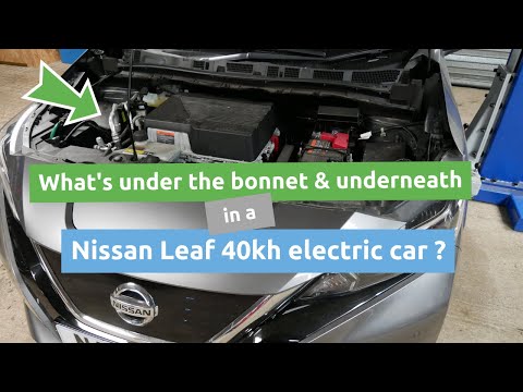 Видео: Что под капотом электромобиля? Взглянем на Nissan Leaf 40 кВт⋅ч.
