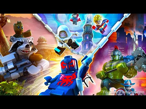 Видео: LEGO Супергерои Marvel 2 - Видеосцены из игры (на английском) [4K]