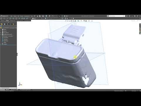 Видео: Solidworks. Використання скану деталі для виконання задачі з розробки моделі.