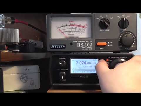 Видео: Трансивер SW 2013, замер мощности