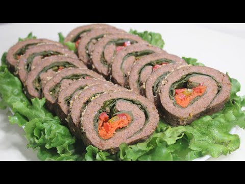 Видео: ХОЛОДНАЯ ЗАКУСКА◇МЯСНОЙ РУЛЕТ◇РАМАДАН2024❤️