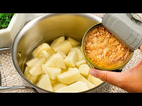 Видео: Все покупают КОНСЕРВИРОВАННОГО ТУНЦА, увидев этот рецепт! Дешевый и вкусный ужин!