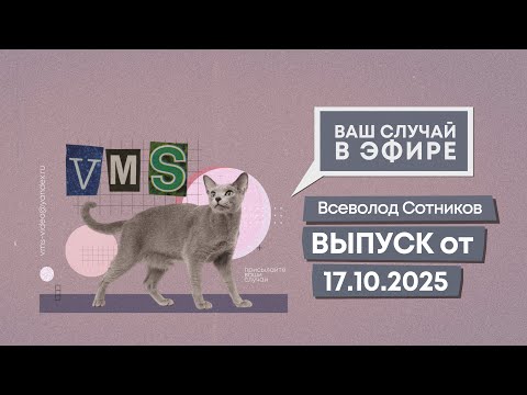 Видео: Ваш случай в эфире. Выпуск от 17.10.2025