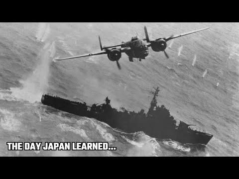 Видео: День, Когда Япония Столкнулась С Носом B-25 С Восьмью Пушками И Поняла, Что Он Может Разорвать