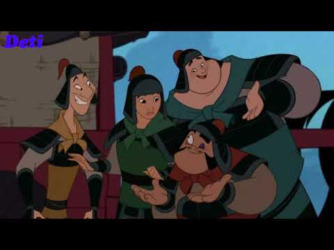 Видео: Песня воинов о девушках из мультфильма Мулан