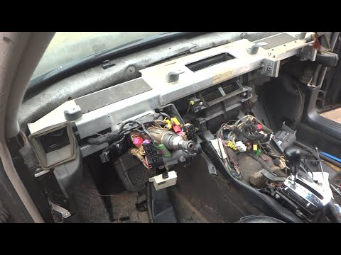 Видео: Audi A8 D2 Крепления торпеды , Декоративного дерева , Подушки безопасности пассажира