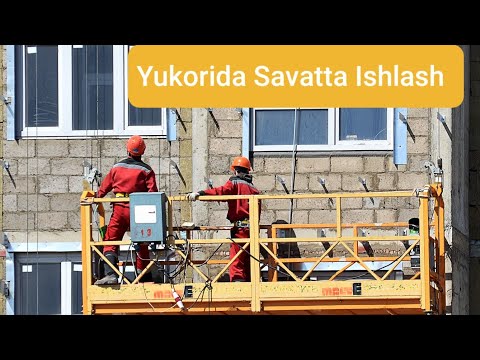 Видео: Yukorida Savat da Ishlash va holatini tekshirish. Работа на Высоте на Люльке Проверка перед работой