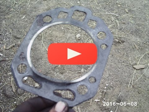 Видео: Замена Прокладки ГБЦ  дизель R 195 МотоТрактор !
