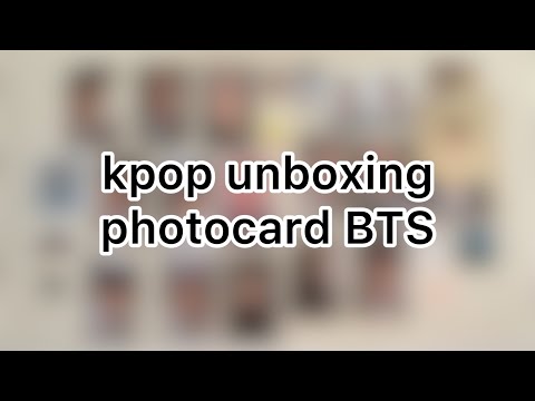 Видео: Распаковка карт BTS / Unboxing photocard BTS / kpop photocard collection BTS