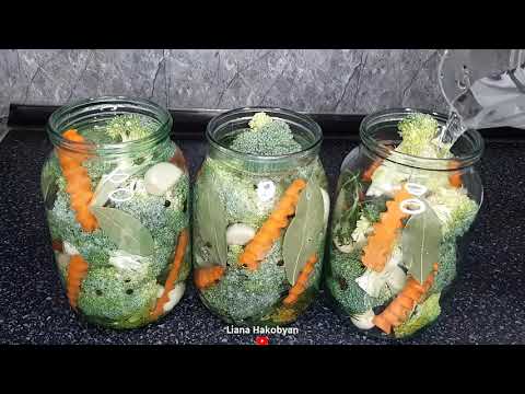 Видео: КВАШЕНАЯ БРОККОЛИ - ПРОСТО  И ВКУСНО - Բրոկկոլիի թթու