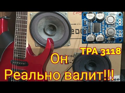 Видео: Как сделать Гитарный Кабинет На TPA 3118