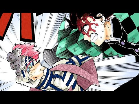 Видео: Аказу смог победить только Аказа. Финал боя Танджиро против 3 высшей луны. КРД 5 сезон серия 20