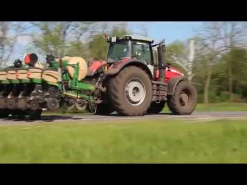 Видео: Great Plains сеялка 825 работа в Мираторг