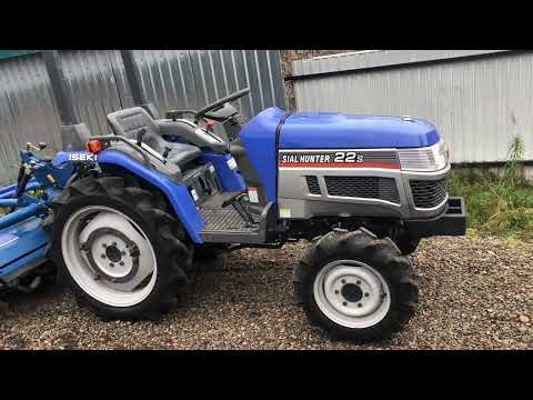 Видео: Японский минитрактор Исеки Сиал Хантер, 22л.с.
