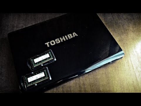 Видео: Модернизация ноутбука Toshiba Satellite A200-23U. S01E05. Crucial 2x4Gb DDR2-667Mhz и тесты!)