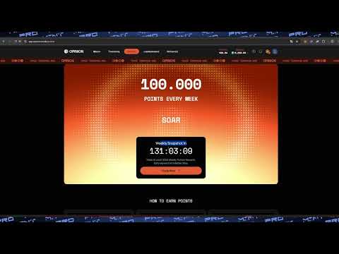 Видео: Opinion Labs ставка на CZ в Prediction market мете | Как фармить поинты и прочие лайфхаки в видео