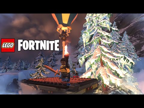 Видео: ВЗЛЁТ И ПАДЕНИЕ НА ВОЗДУШНОМ ШАРЕ LEGO Fortnite