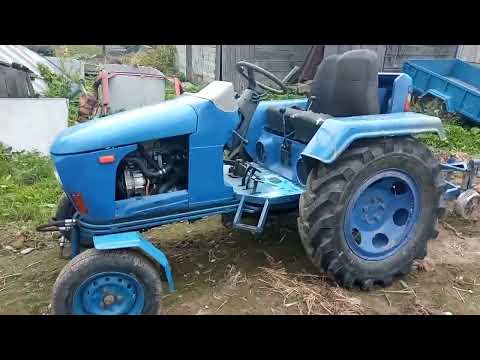 Видео: Пашем огород после картофеля под сидераты.