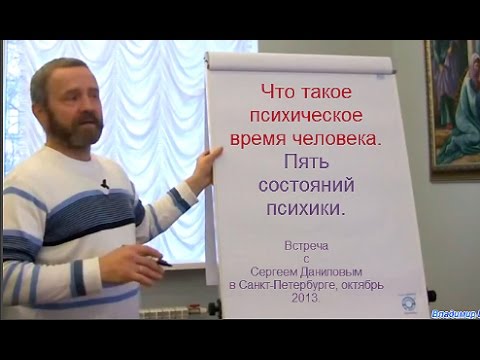 Видео: Психическое время человека. 5 состояний психики. С. Данилов - психическое время