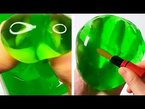 Видео: Самые удовлетворяющие видео слизи ASMR | Новый сборник странно удовлетворяющих 2019 | 61