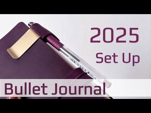 Видео: 2025 bullet journal setup | Оформляем 2025 в ежедневнике #bulletjournal
