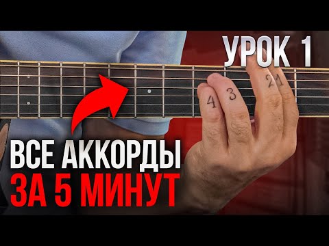Видео: Как выучить все аккорды на грифе гитары за 5 минут