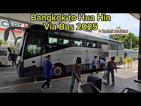 Видео: Из Бангкока в Хуахин на автобусе