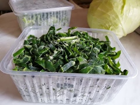 Видео: Щи из зелёной капусты на зиму. 2 способа заготовки.