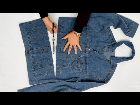Видео: [DIY] Удивительно видеть преображение старомодной куртки!! | Мир шокирующих реформ!!