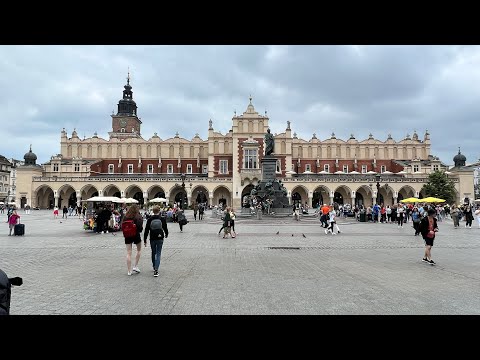 Видео: Прогулки по Кракову - Польше