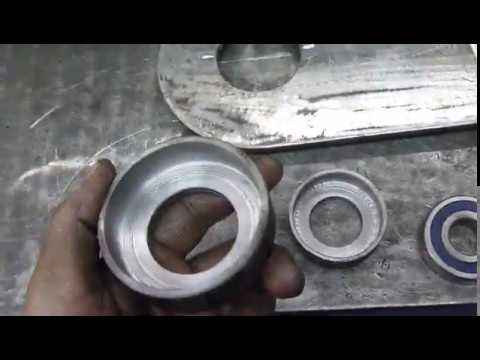 Видео: Изготовление подшипникового узла на вал фрезы.