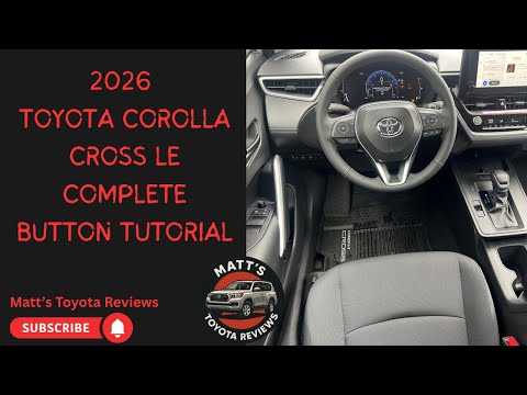 Видео: Полное руководство по кнопкам Toyota Corolla Cross LE 2026 года
