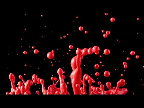 Видео: Предметная съемка. Снимаем брызги краски