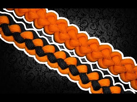 Видео: "На паракорде!" Быстроразборный браслет  "Мартышкина молния" (Zipper Sinnet paracord bracelet)