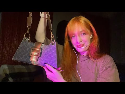Видео: ✨АСМР✨ | Что в моей сумочке 🧸💕| ASMR what’s in my bag