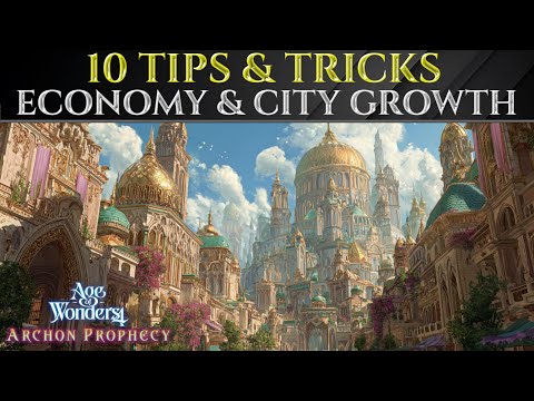 Видео: 10 СОВЕТОВ ДЛЯ ЭКОНОМИКИ И РАЗВИТИЯ ГОРОДА — Руководство Age Of Wonders 4