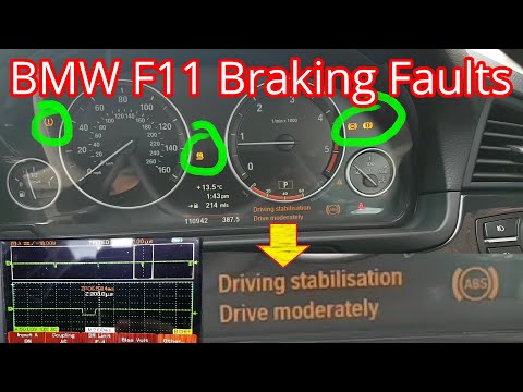 Видео: Новый датчик ABS на BMW F11, та же проблема! Ошибки 4809C1 и 480A40. Диагностика и ремонт.