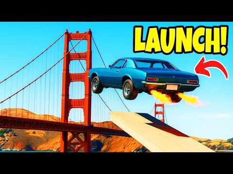 Видео: Мост Золотые Ворота РАЗРУШЕН АВТОМОБИЛЯМИ! | Физика разборки