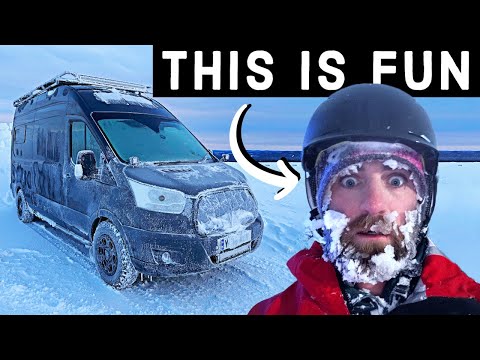 Видео: Исследование Северной Лапландии в кемпервэне | Winter Vanlife