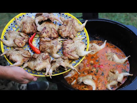 Видео: МЯСО ПЕРЕПЕЛОВ ПО-ГРУЗИНСКИ В КАЗАНЕ НА КОСТРЕ