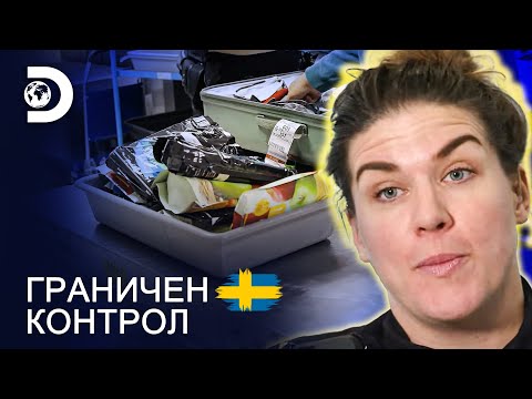Видео: Пренесе 15 кг тютюн за наргиле през границата? | Граничен контрол Швеция