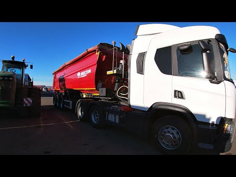 Видео: Последние дни октября, возим удобрение и уголь . Наша будничная работа.