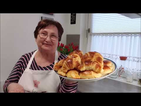 Видео: Трехслойные Рогалики и сахарные плюшки!